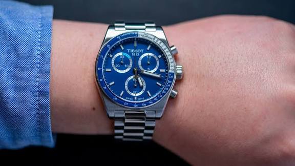 Luxury Blue Dial Stainless Steel Watch for Men – Premium Classic Watch