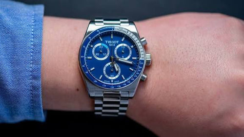 Luxury Blue Dial Stainless Steel Watch for Men – Premium Classic Watch